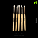 PINCEL PUNTA DE SILICONA COLDROSE X5