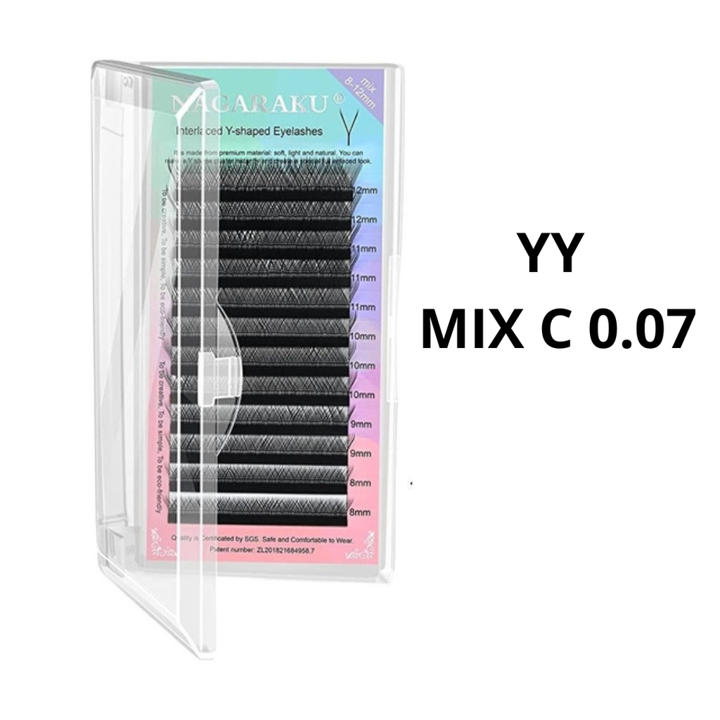 PESTAÑAS TECNOLOGICAS NAGARAKU (MIX C 0.07 8MM→15MM)
