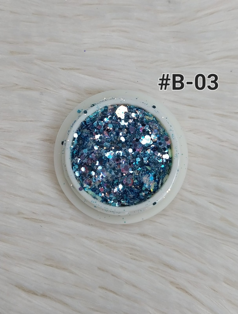 GLITTER CONFETI PARIS NIGHT (B03)