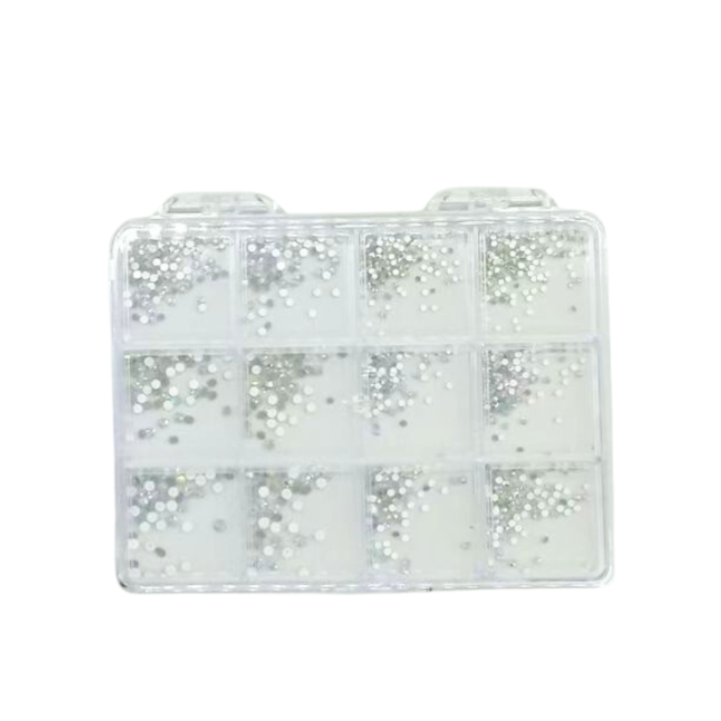 CAJA STRASS PLATEADO CITY GIRL