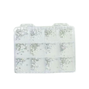 CAJA STRASS PLATEADO CITY GIRL