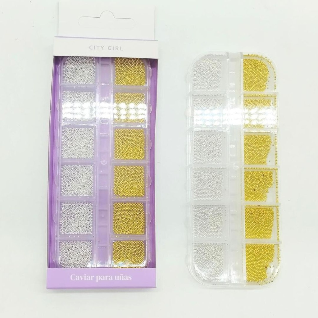 CAVIAR DORADO Y PLATEADO (CITY GIRL)