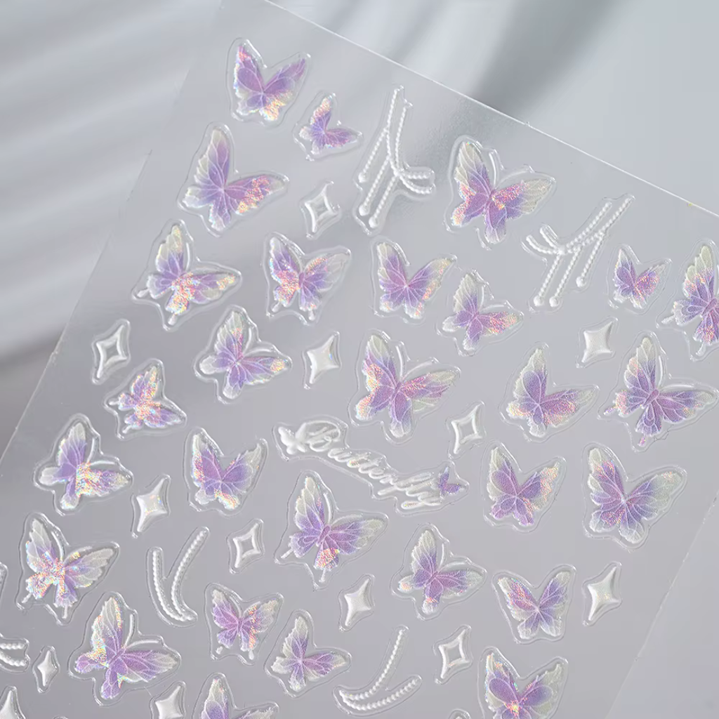STICKER MARIPOSA MAGIC GIRL