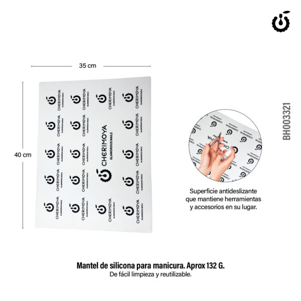 MANTEL DE SILICONA CHERIMOYA