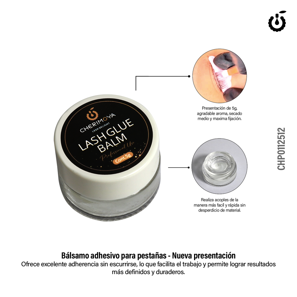 BALSAMO ADHESIVO PARA PESTAÑAS CHERIMOYA (PREMIUM)
