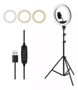 ARO DE LUZ 26 CM CON TRIPODE 2.1 MTS