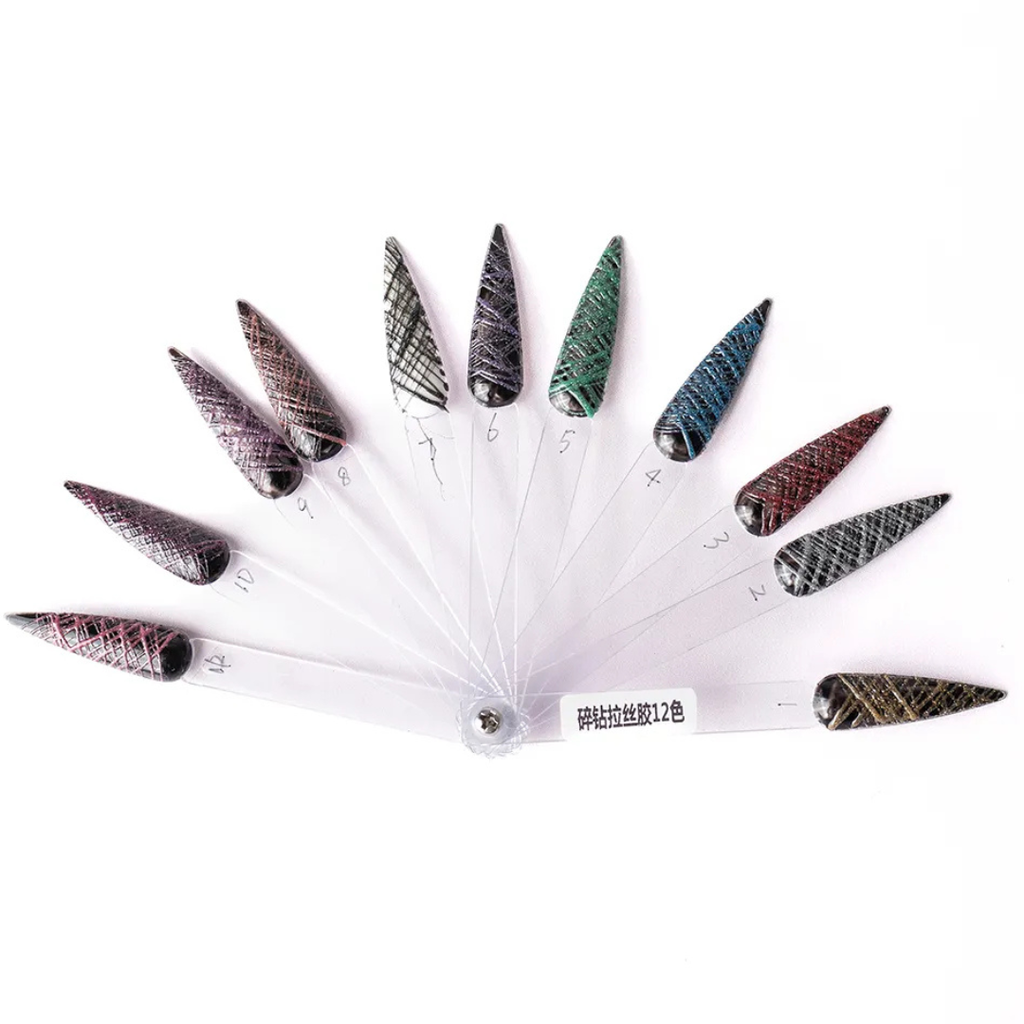 GEL SPIDER CITY GIRL (12 COLORES) GLITTER