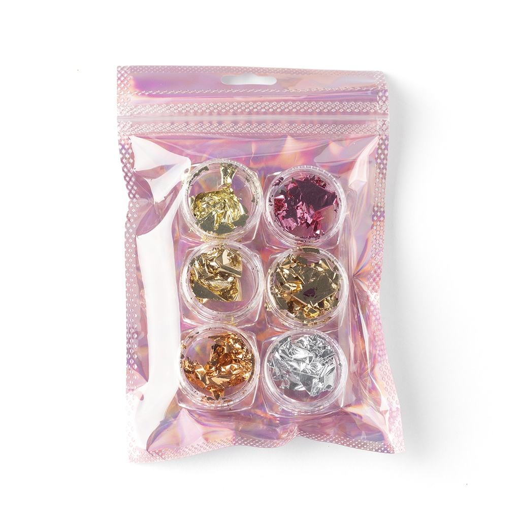 PAPEL FOIL PICADO X6
