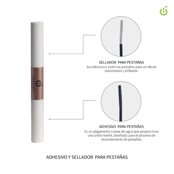 PEGAMENTO PARA PESTAÑAS 2 EN 1 (CHERIMOYA)