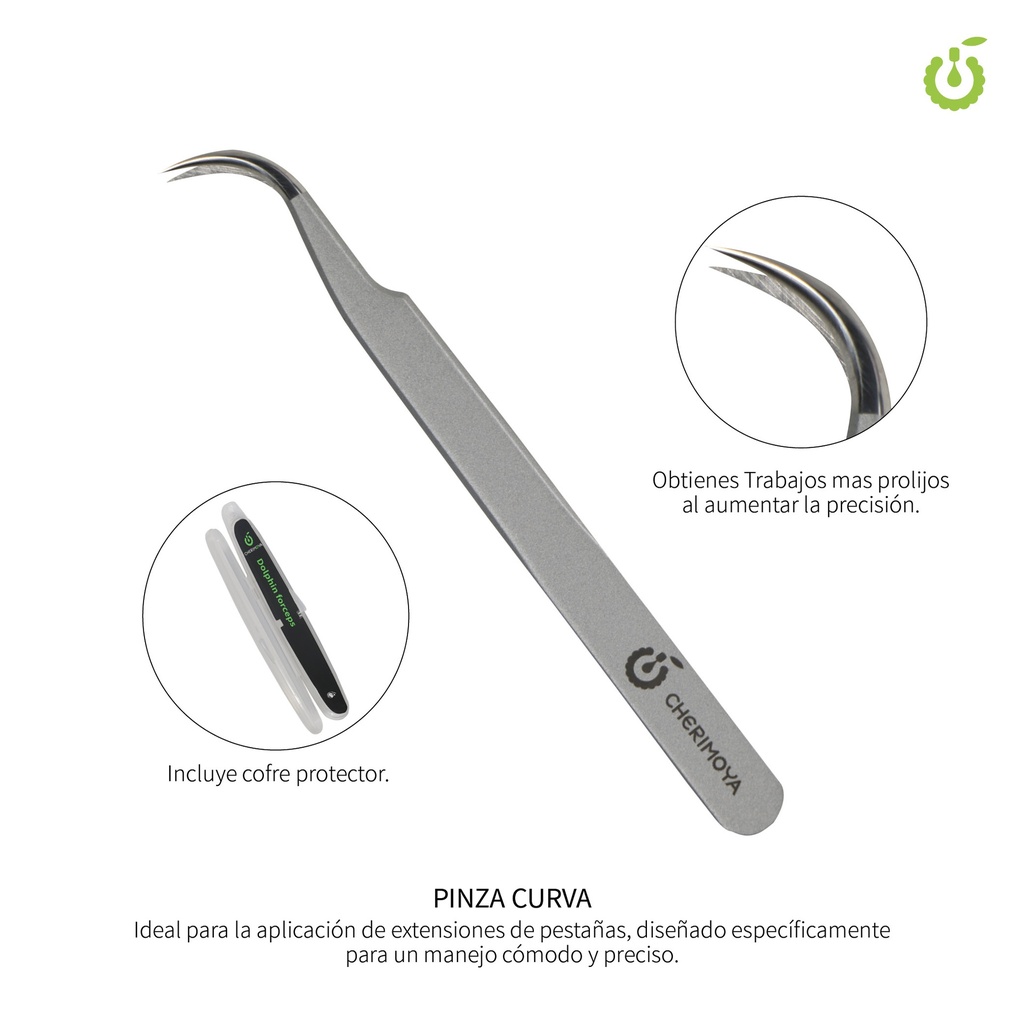 PINZA CURVA CHERIMOYA (VOLUMEN)