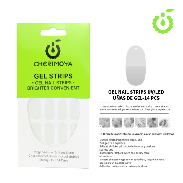 STICKER SEMIPERMANENTE CHERIMOYA (BLANCO)