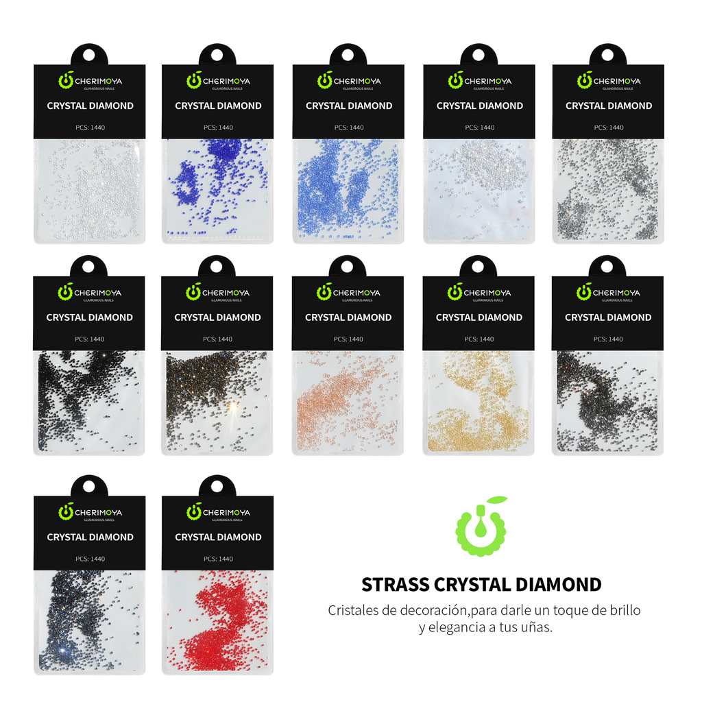 STRASS CHERIMOYA (VARIOS COLORES)