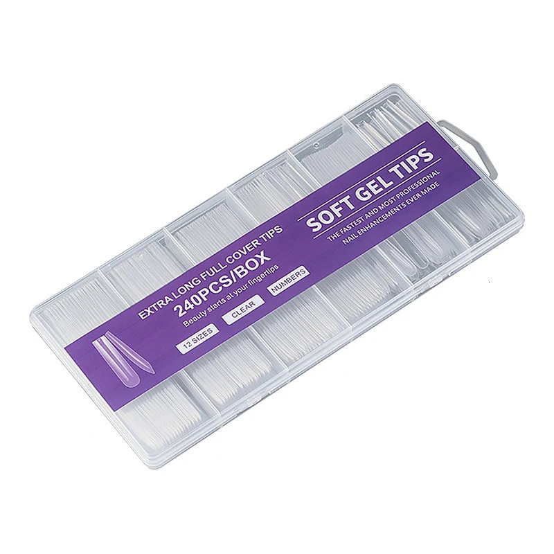 TIPS XXL X240 (CUADRADA) SOFT GEL