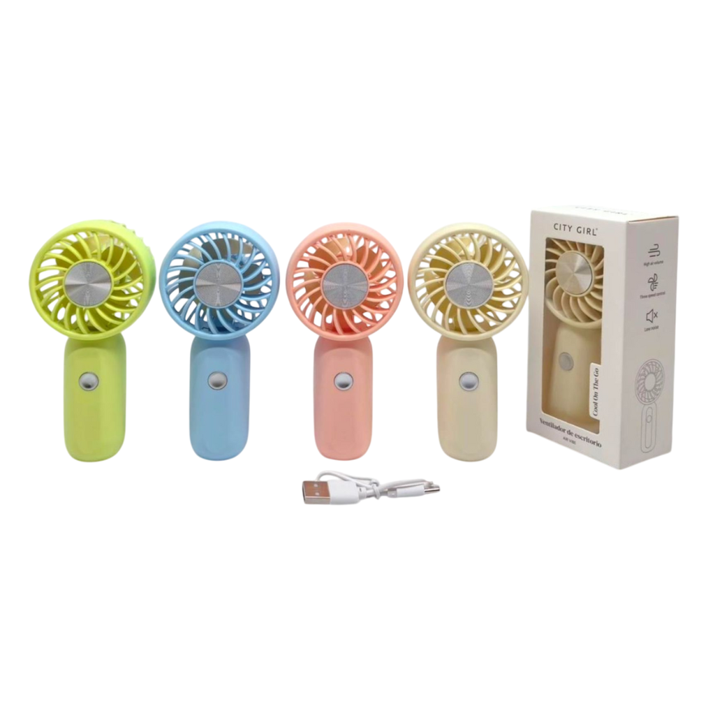VENTILADOR PORTATIL RECARGABLE USB