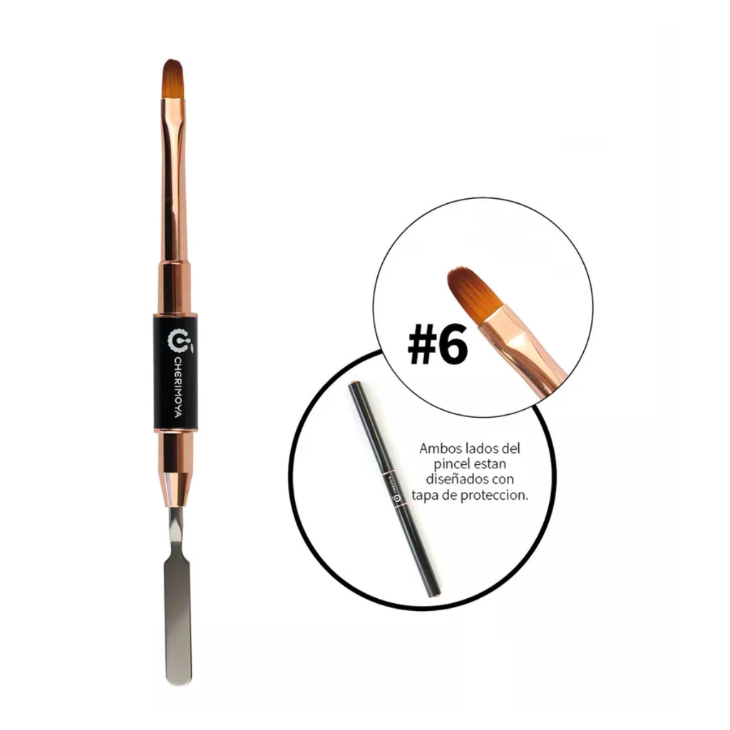 PINCEL CON ESPATULA CHERIMOYA 