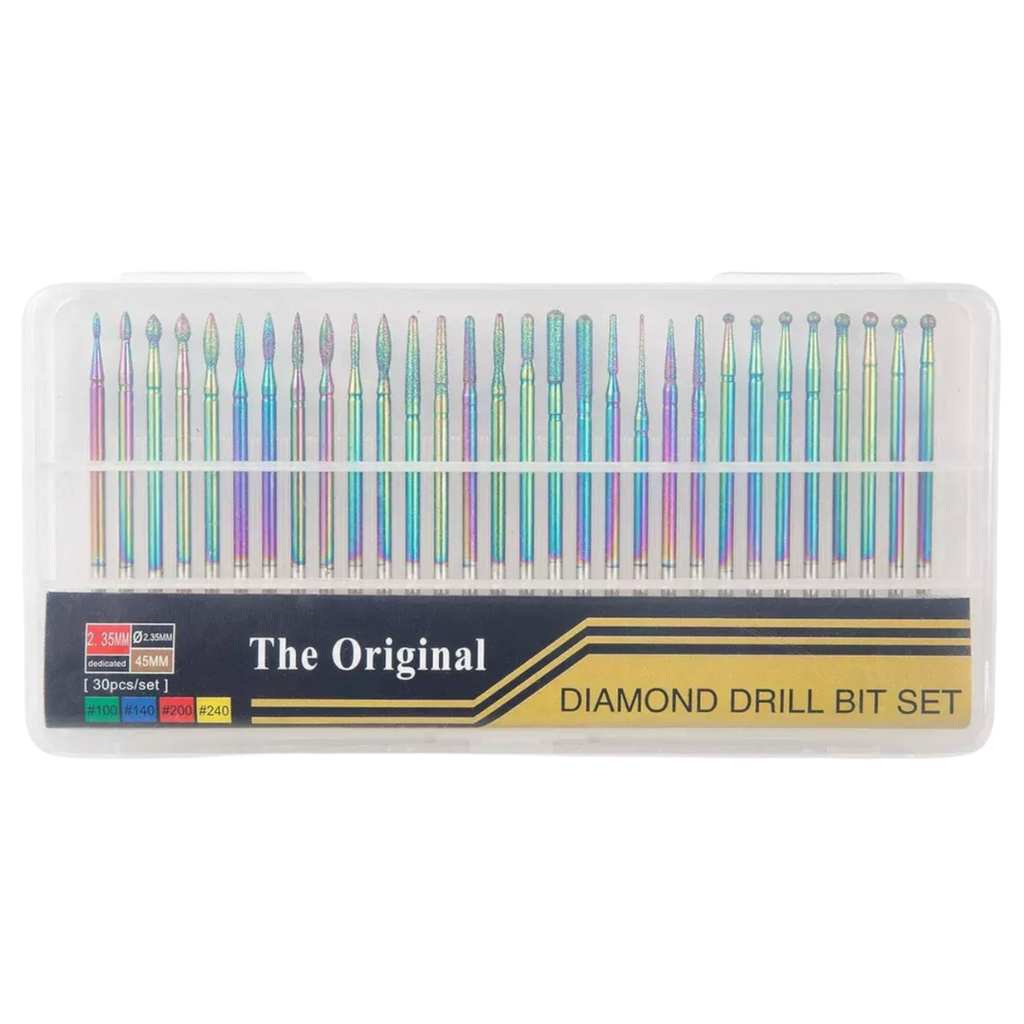 KIT DE FRESAS DIAMANTADAS CARBURO 30PCS