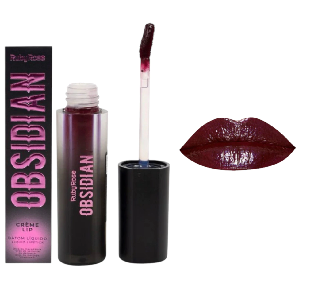 LABIAL LIQUIDO CREMOSO (OBSIDIAN) RUBY ROSE