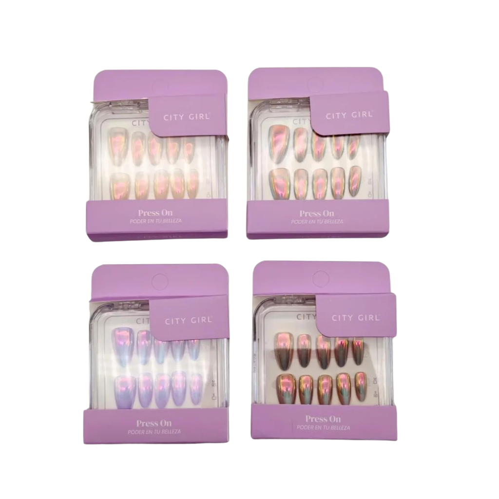 UÑAS POSTIZAS CON EFECTO (CITY GIRL)