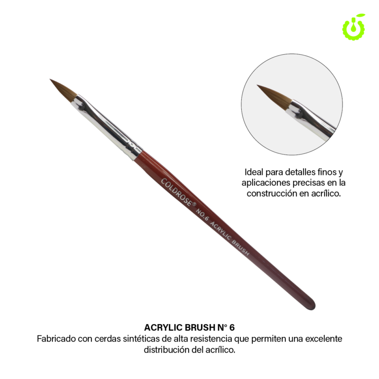 PINCEL PARA ACRILICO COLDROSE