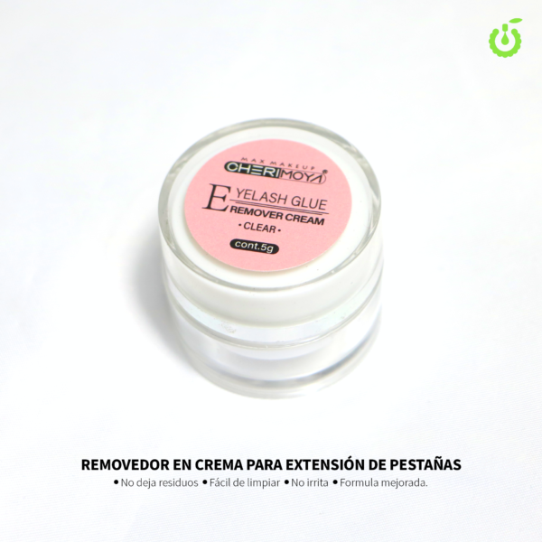 REMOVEDOR DE PESTAÑAS EN CREMA (CHERIMOYA)