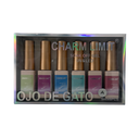 SET ESMALTE OJO DE GATO CHARM LIMIT X6