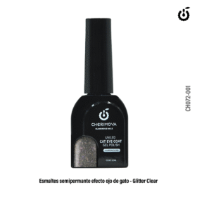 ESMALTE OJO DE GATO GLITTER CHERIMOYA 12ML 