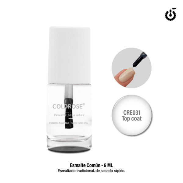 TOP COAT TRADICIONAL COLDROSE 6ML