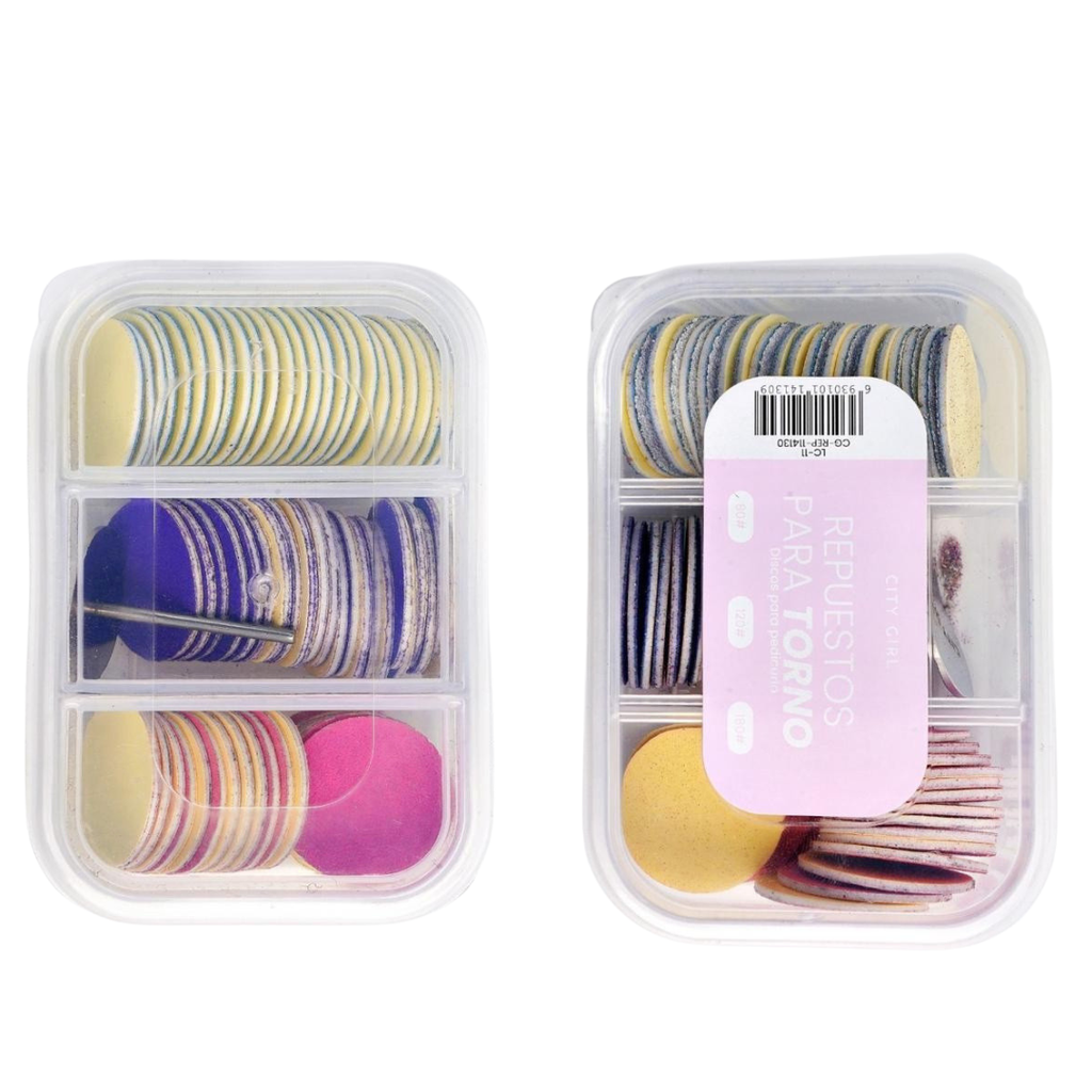 FRESA CON LIMA AUTOADHESIVA CITY GIRL (PACK X60)