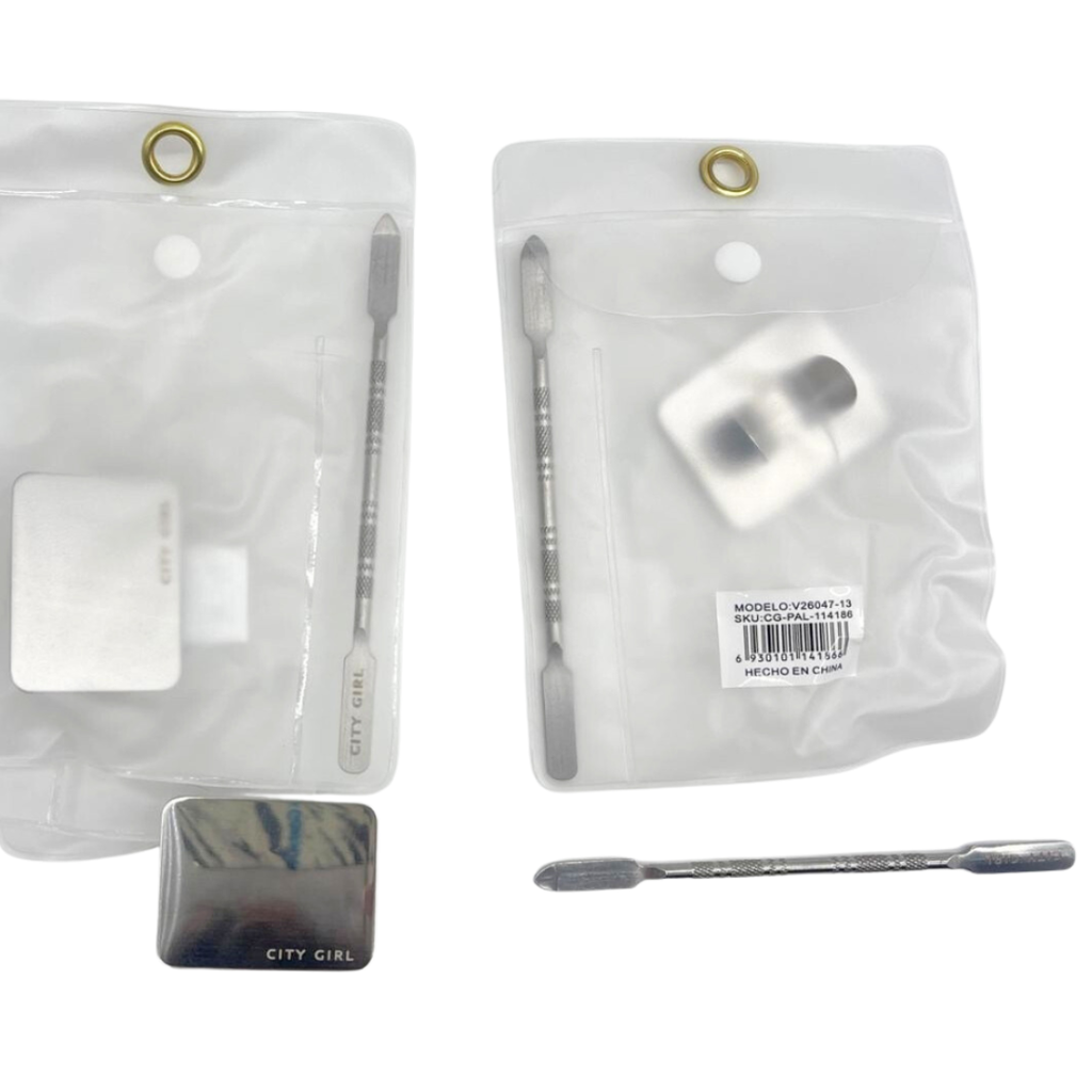 MINI PALETA ANILLO PARA DEDO CON ESPATULA