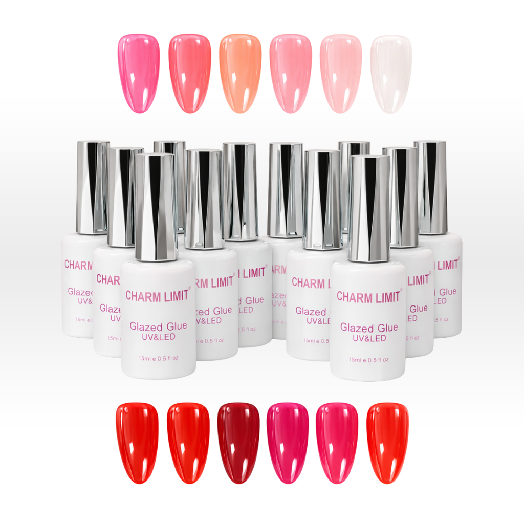 CAJA DE ESMALTES JELLY CHARM LIMIT x12