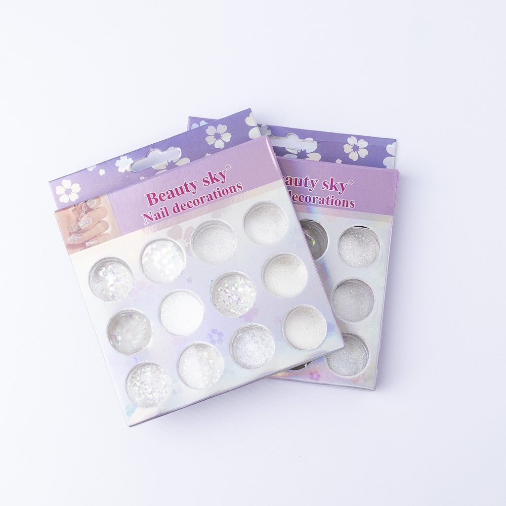 GLITTER AURORA BLANCO (CITY GIRL) X12 