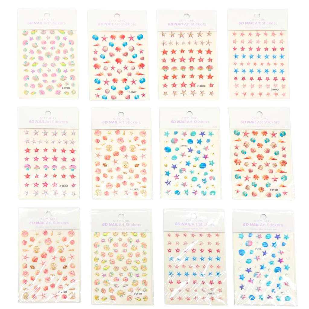 STICKER CITY GIRL FONDO DEL MAR (6D)