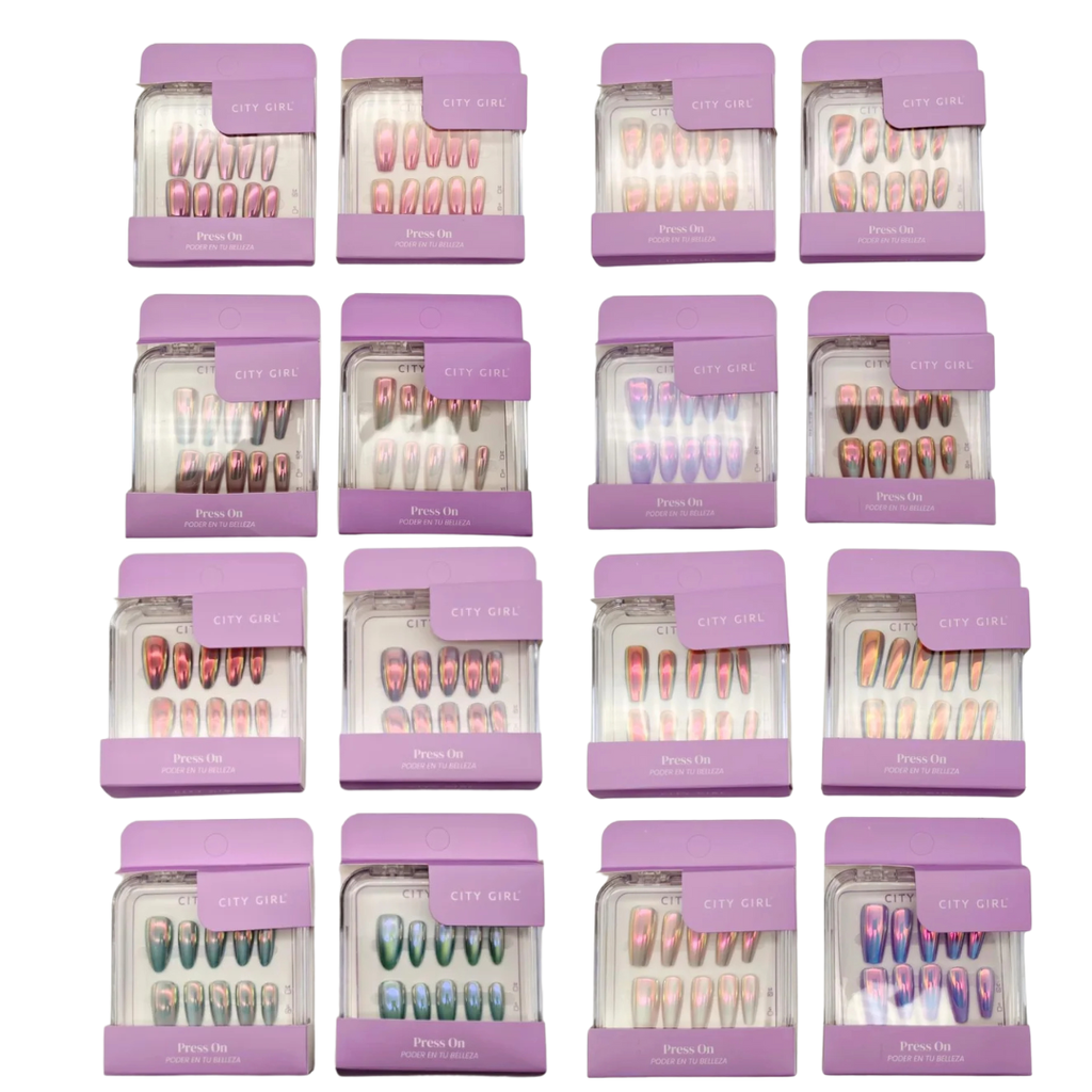 UÑAS POSTIZAS CON EFECTO (CITY GIRL)