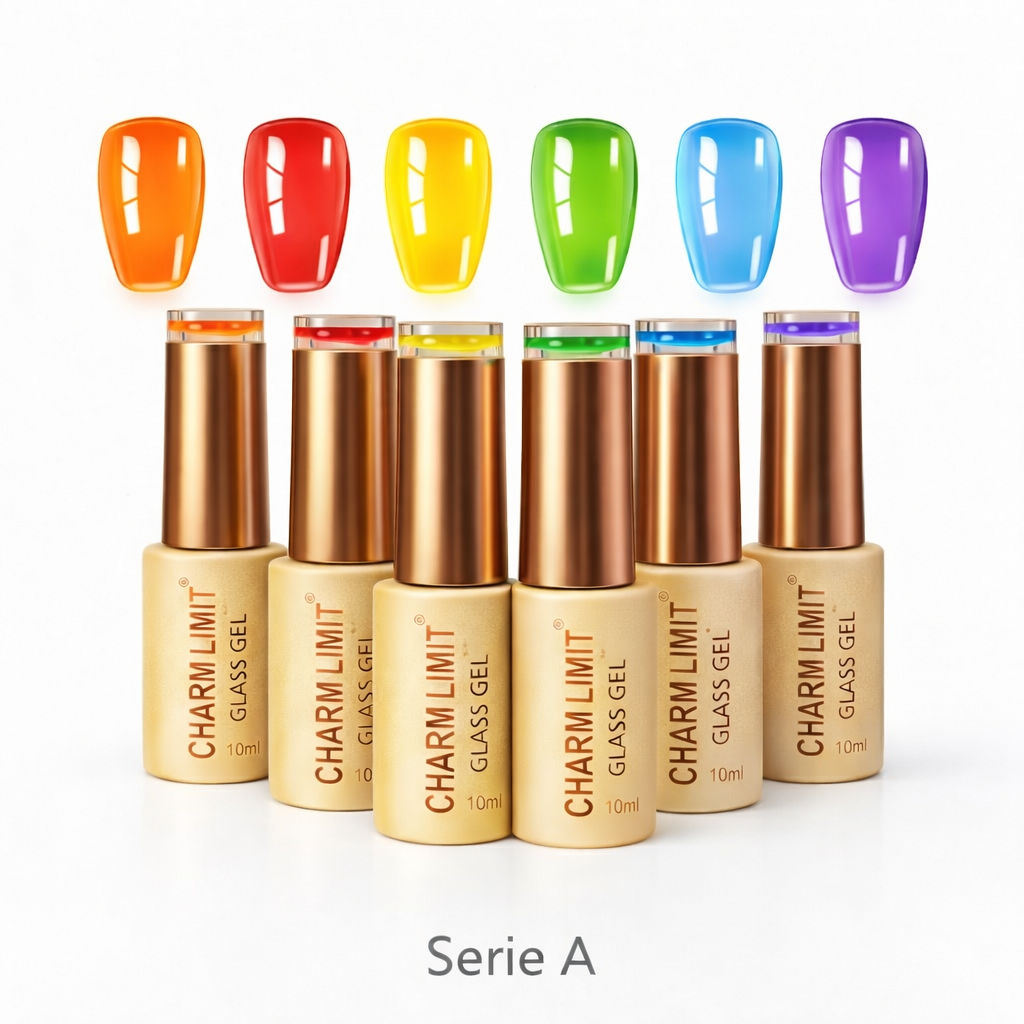 CAJA DE ESMALTES JELLY CHARM LIMIT x6