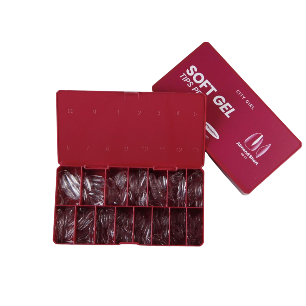 CAJA DE TIPS CITY GIRL (SOFT GEL PRO) 510PCS