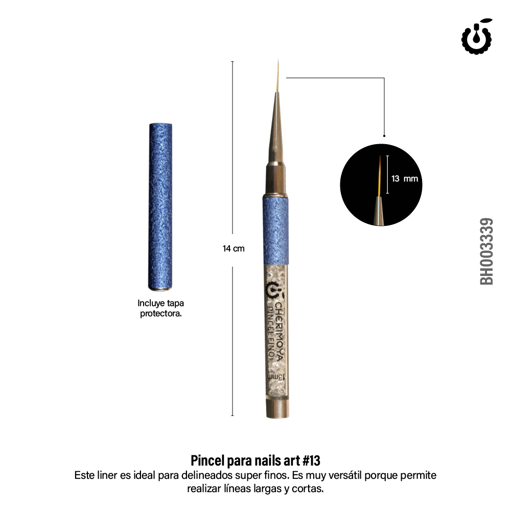 PINCEL LINER CHERIMOYA 13MM