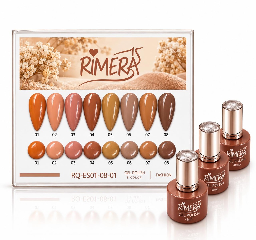 ESMALTE SEMIPERMANENTE RIMERA QUINCE 8ML