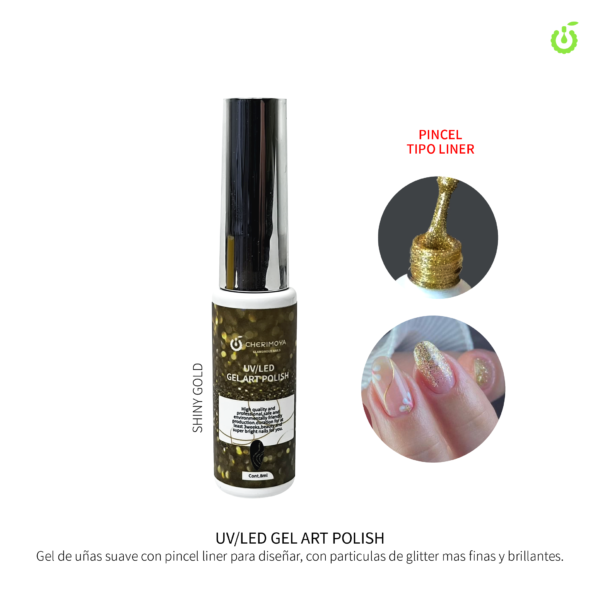ART GEL LINNER CHERIMOYA (DORADO BRILLANTE) 8ML
