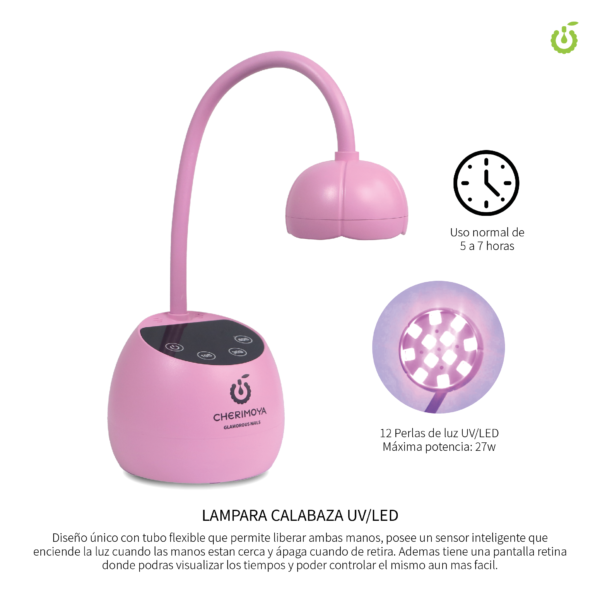 CABINA FLOR CHERIMOYA 27W (ROSA)