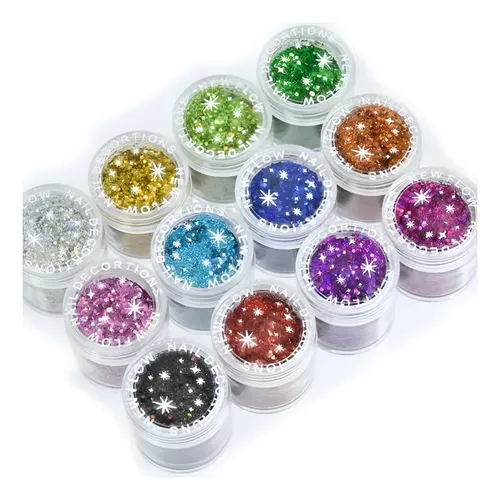 [PN20186] GLITTER CONFETI HEXAGONO PARIS NIGHT