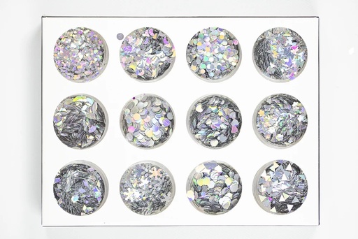 [PN20258] GLITTER PARIS NIGHT (MIX DE FORMAS) X12