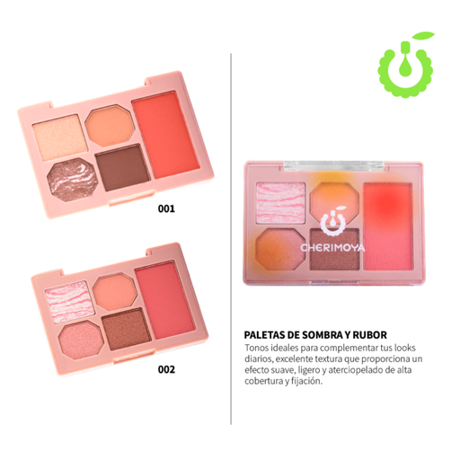 [CHE002] PALETA CHERIMOYA (SOMBRA + RUBOR)