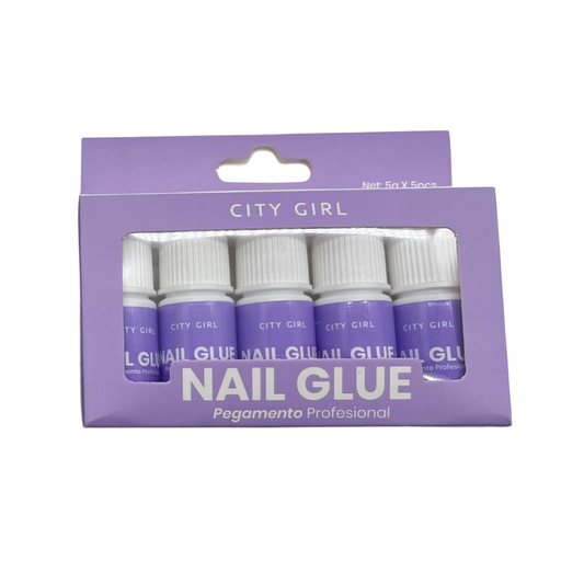 [V-7697] PEGAMENTO NAIL GLUE (CITY GIRL) X5
