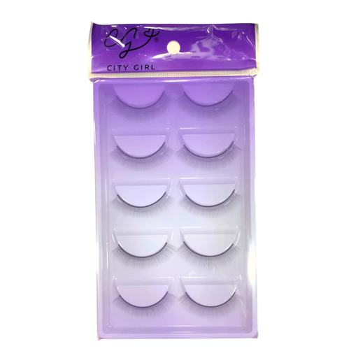PESTAÑAS DE PRACTICA CITY GIRL SET X10U