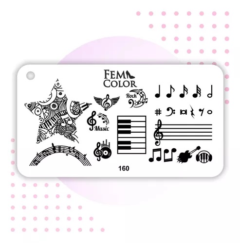 [LFME LF] PLACA DE STAMPING ( GRANDE )