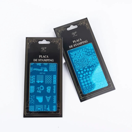 [JPT-A731] PLACA STAMPING CITY GIRL