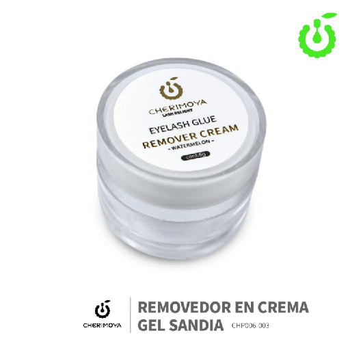 REMOVEDOR DE PESTAÑAS EN CREMA (CHERIMOYA)