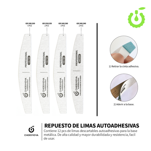 [BH003310] REPUESTOS LIMA METALICA CHERIMOYA 12 PCS
