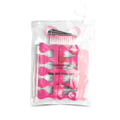 [CR000073] KIT ACCESORIOS PEDICURA (COLDROSE) 6PCS
