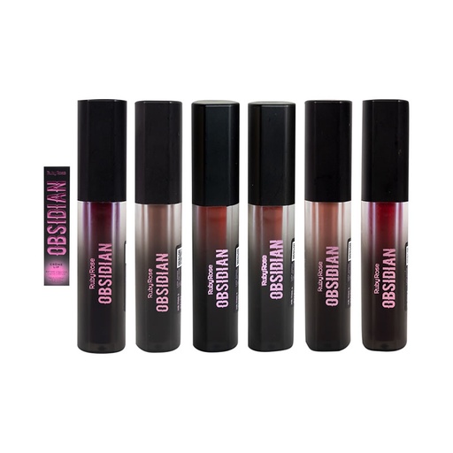 LABIAL LIQUIDO CREMOSO (OBSIDIAN) RUBY ROSE